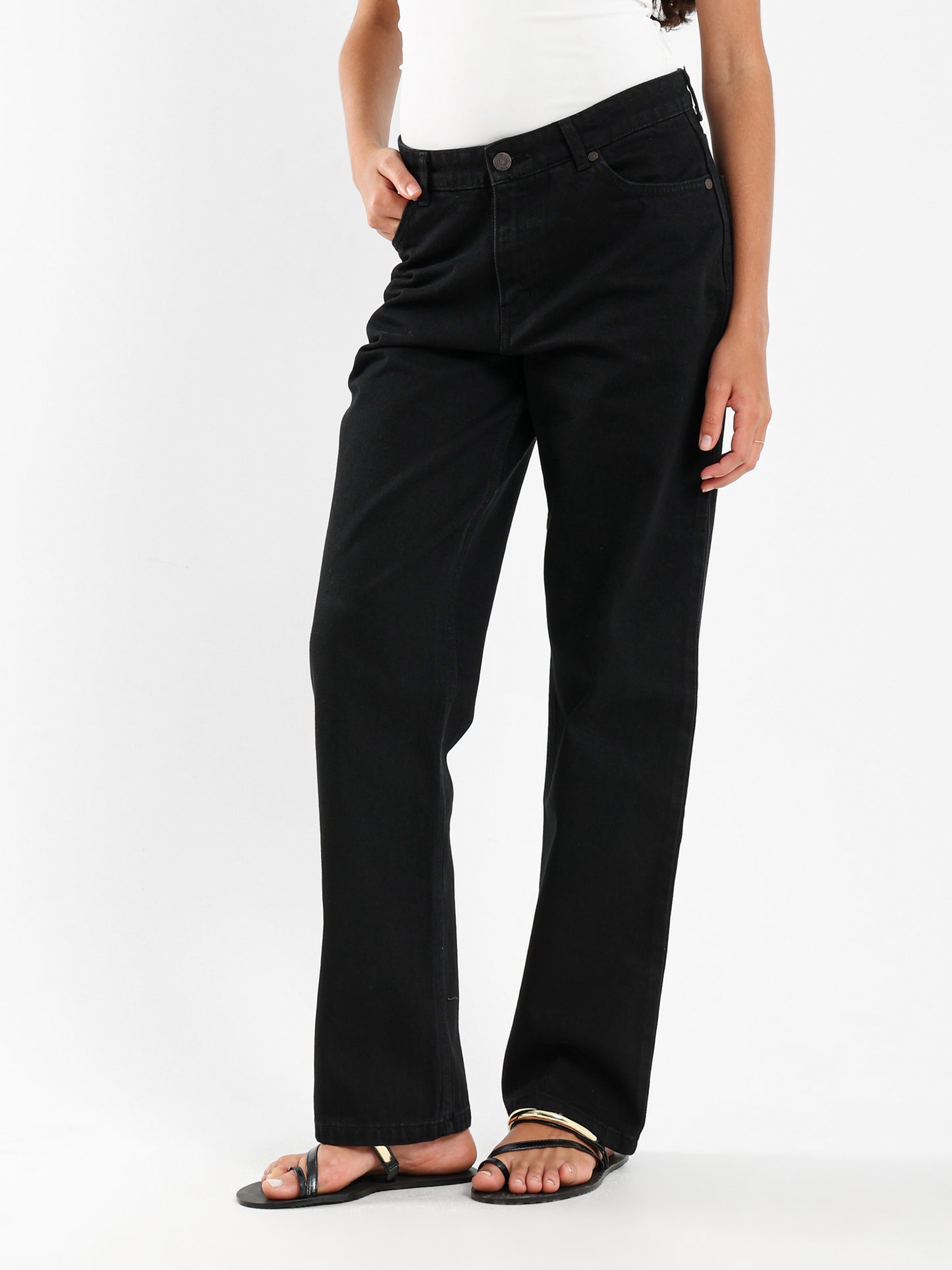 Low Waist Straight Jeans