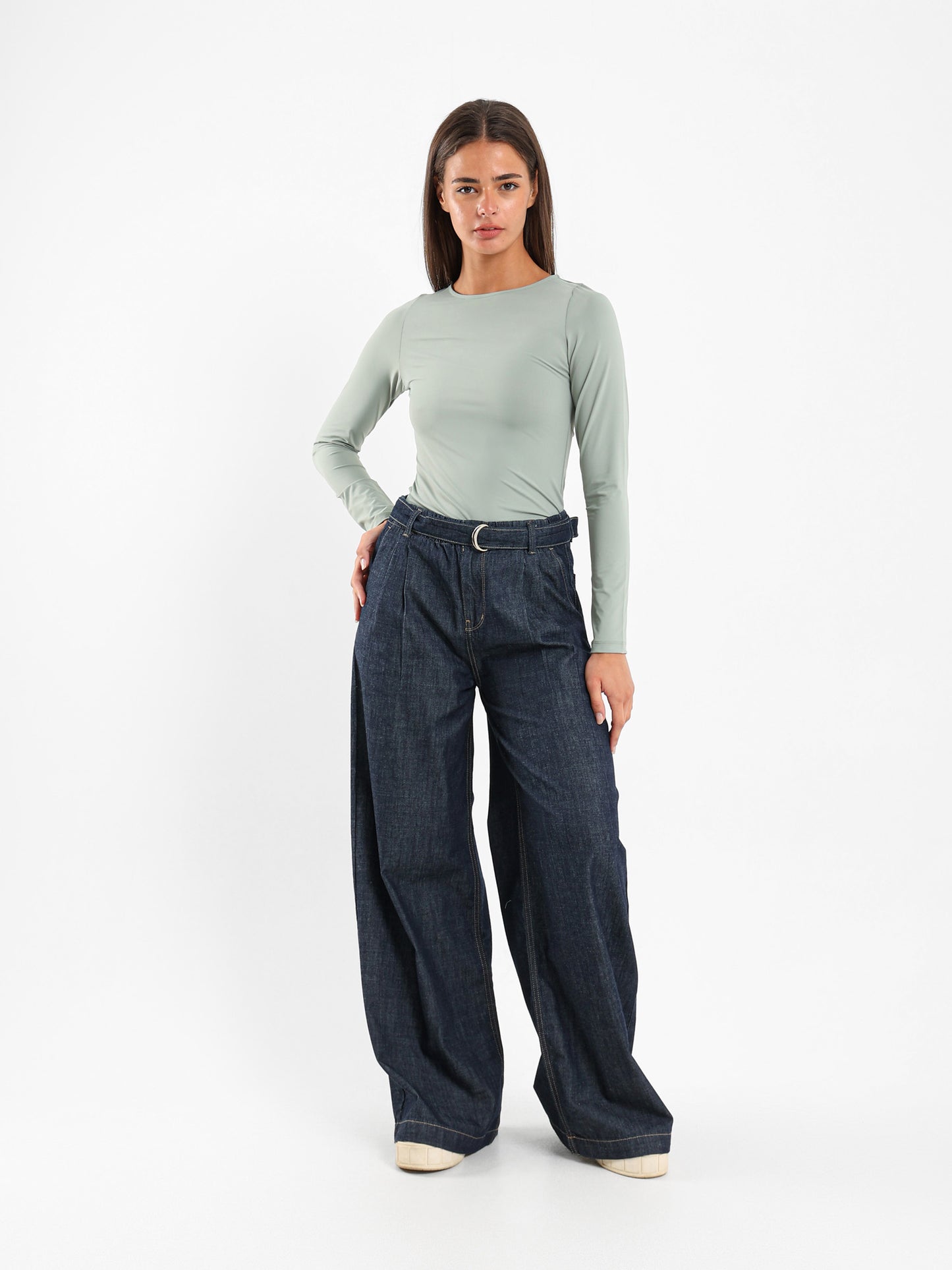 Fitted Basic Long Sleeve Top