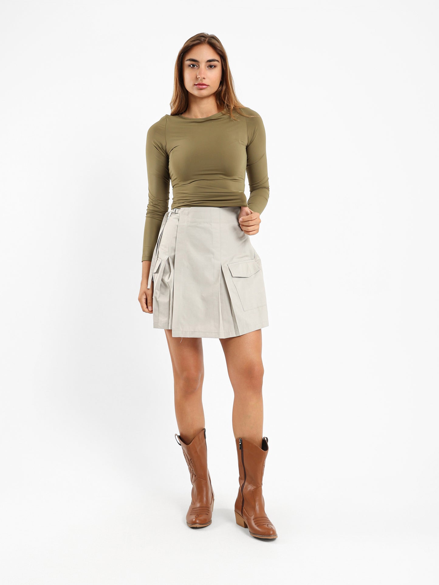Fitted Basic Long Sleeve Top