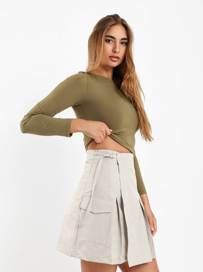 Fitted Basic Long Sleeve Top