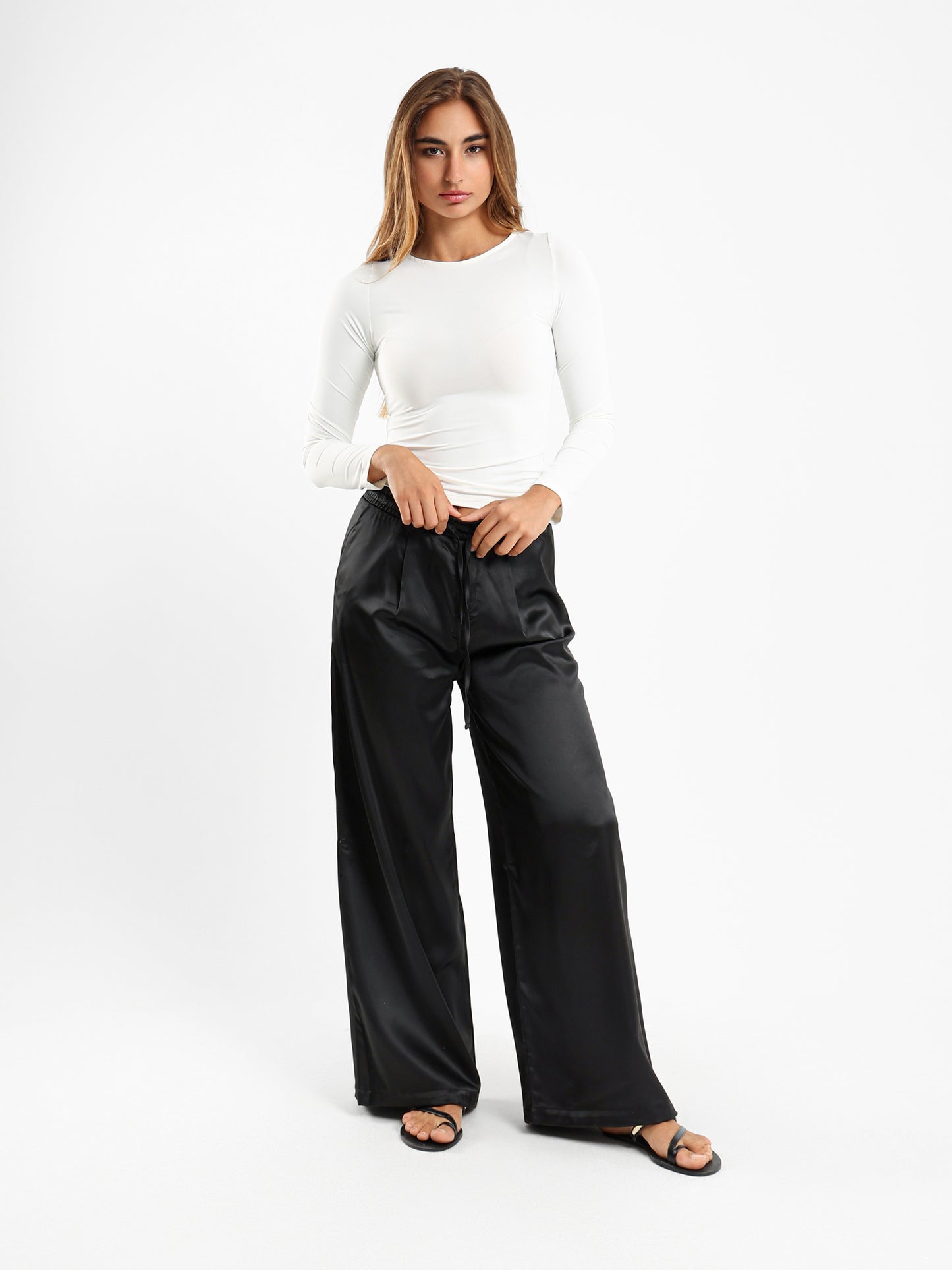 Fitted Basic Long Sleeve Top