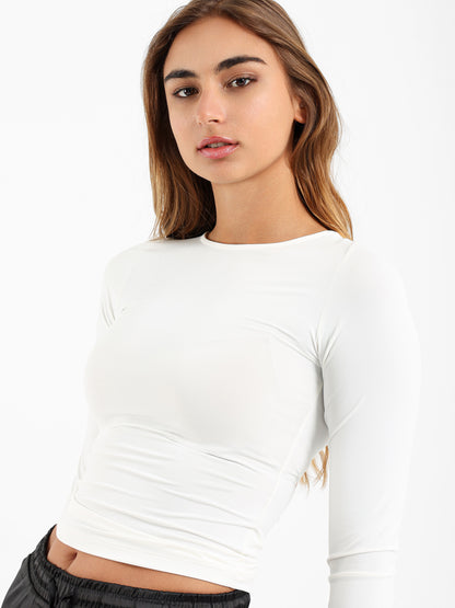 Fitted Basic Long Sleeve Top