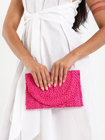 Straw Clutch Bag