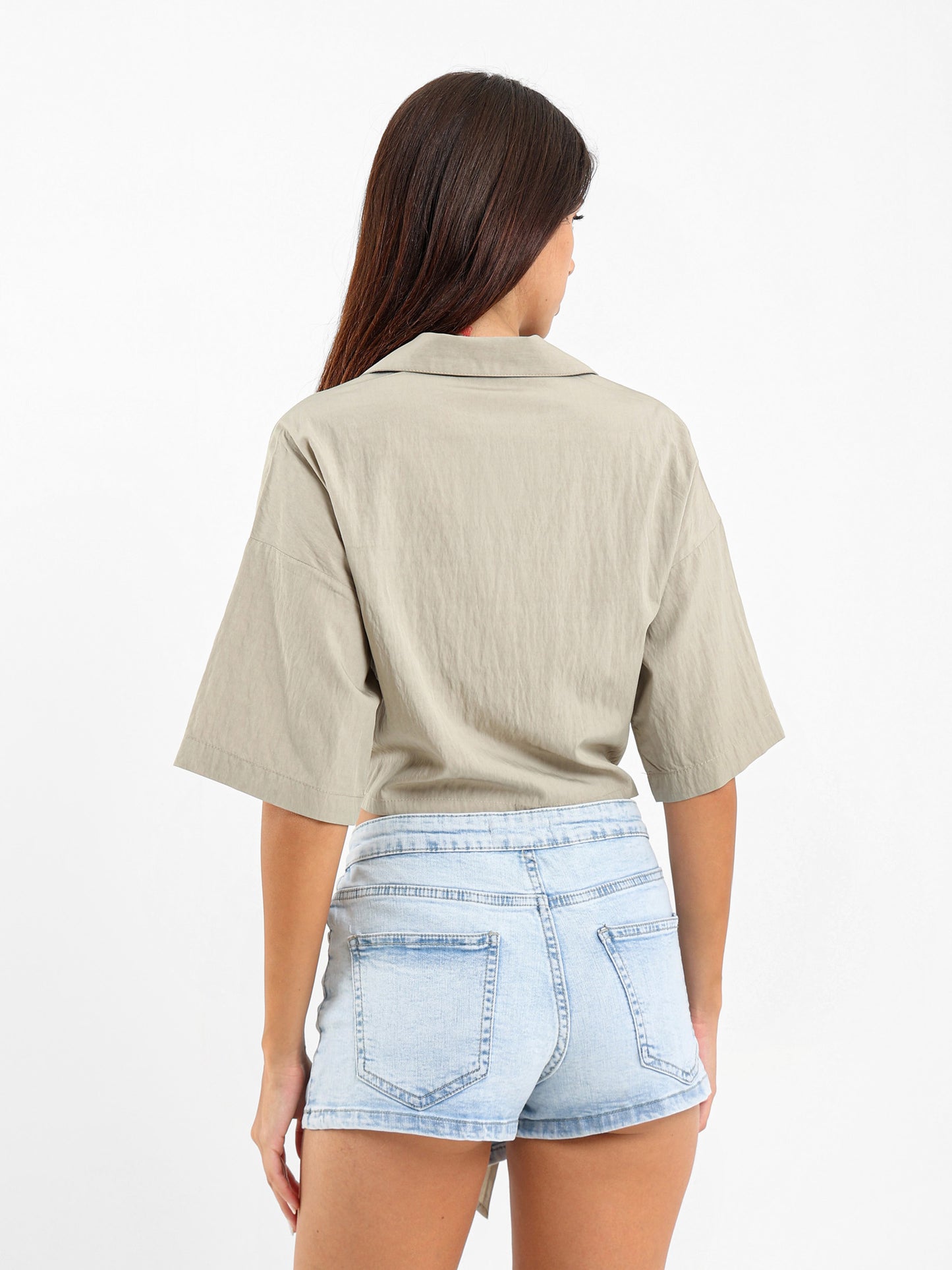 Tie-Front Shirt