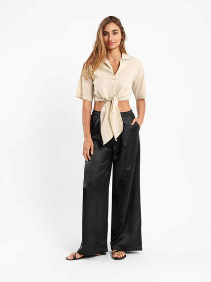 Tie-Front Shirt