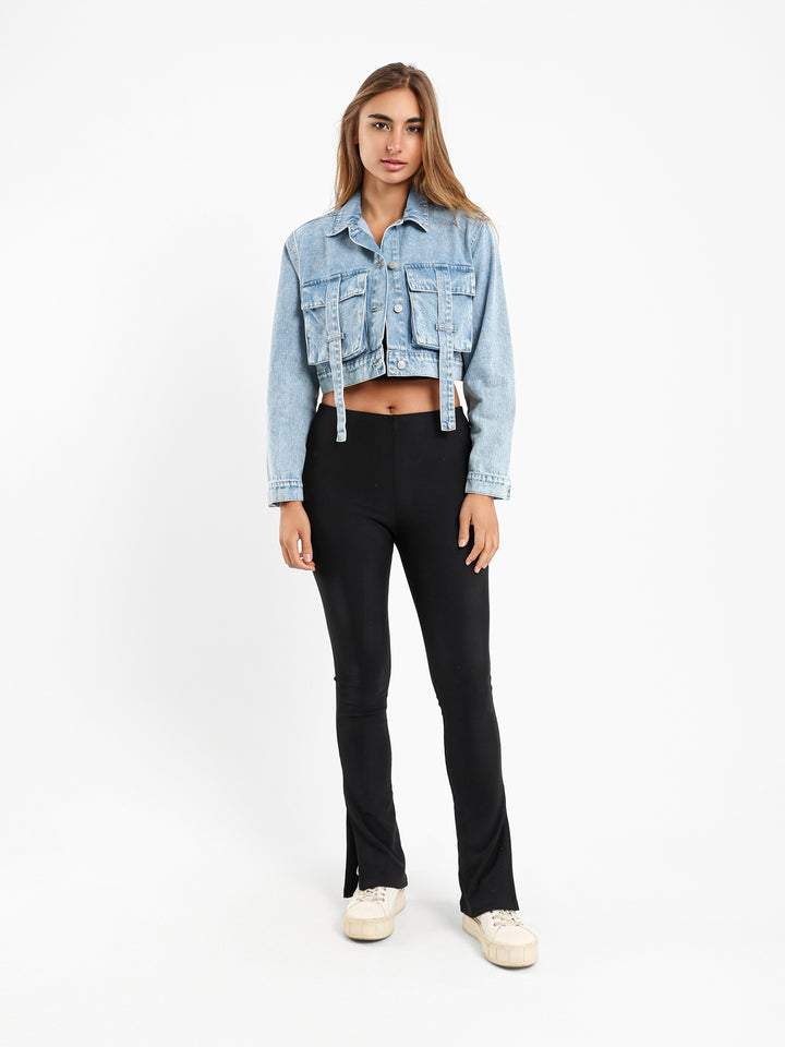 Cropped Denim Jacket