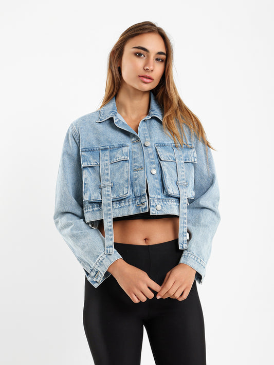 Cropped Denim Jacket