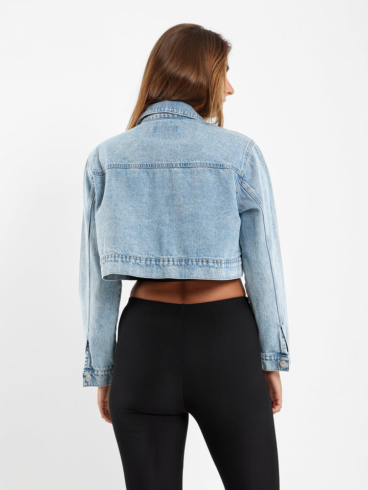 Cropped Denim Jacket