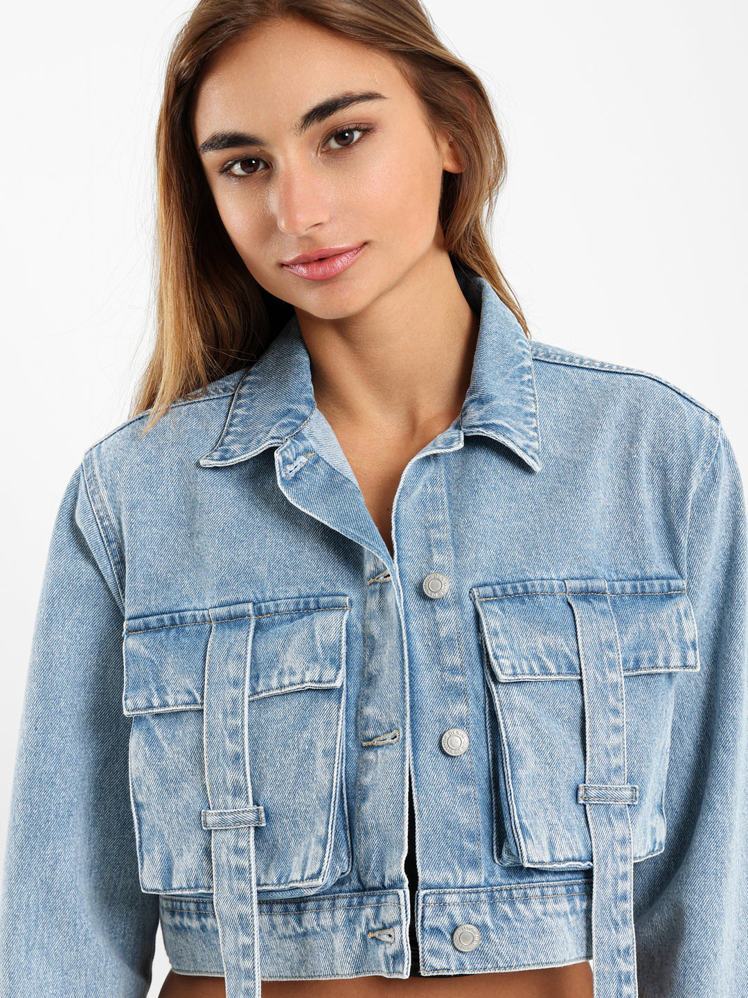 Cropped Denim Jacket