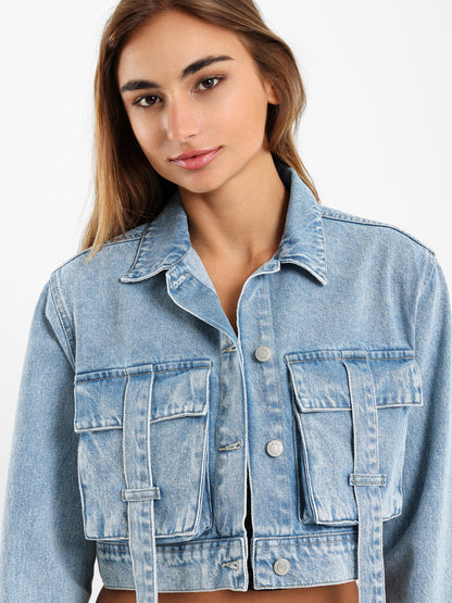 Cropped Denim Jacket