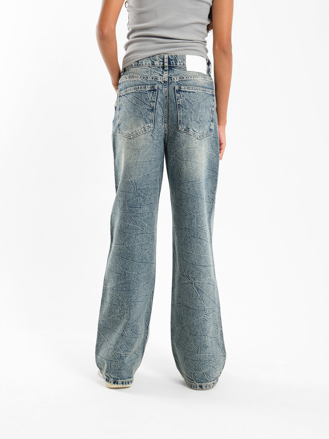 Baggy Washed Denim Jeans