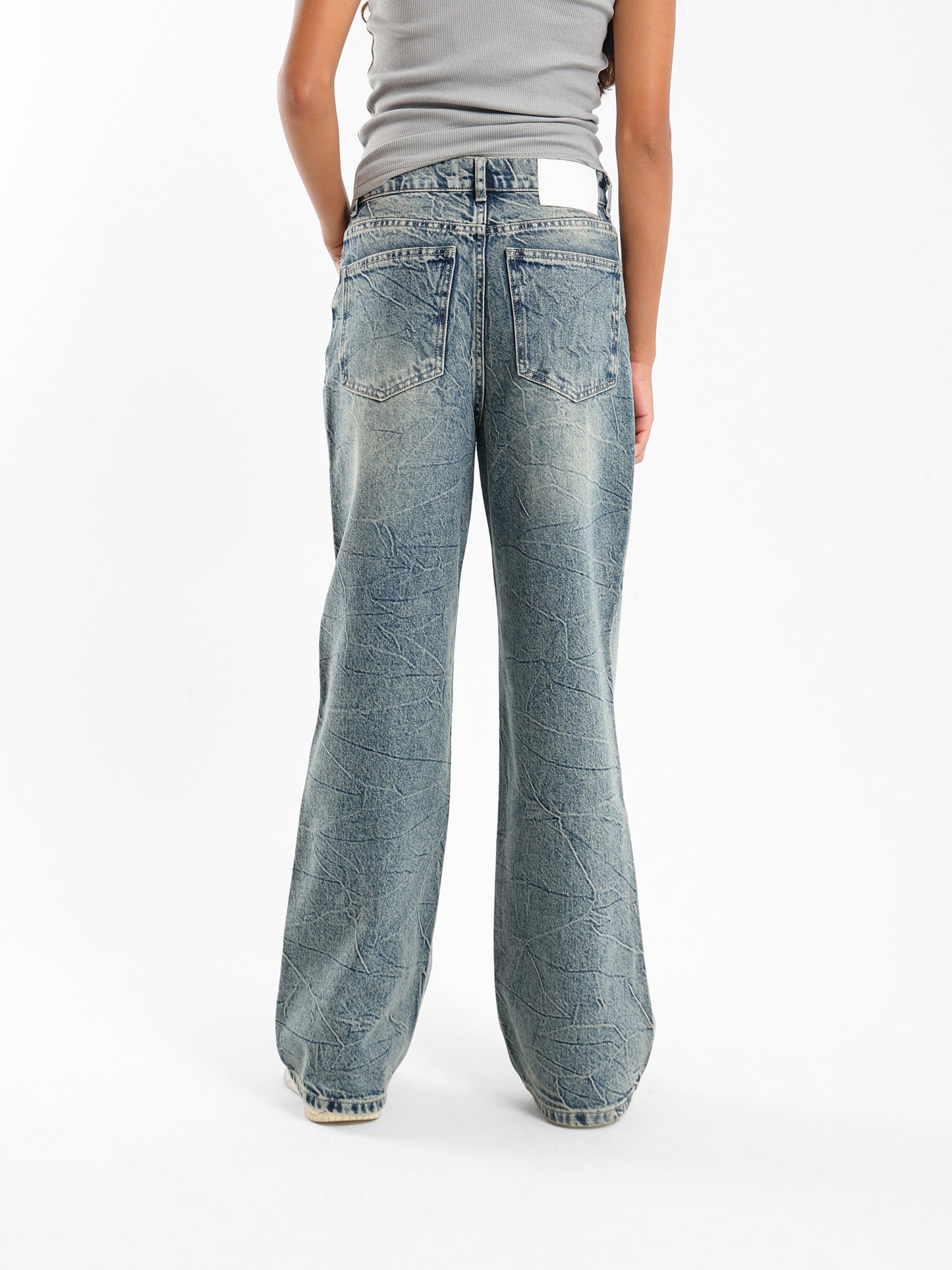Baggy Washed Denim Jeans