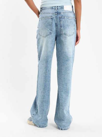 Baggy Washed Denim Jeans
