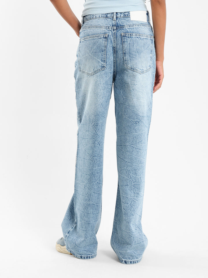 Baggy Washed Denim Jeans