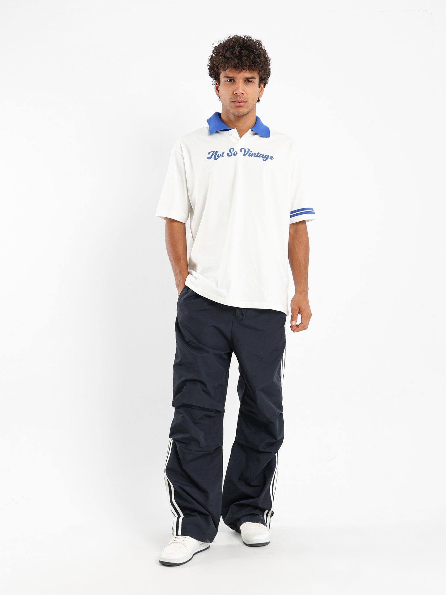 Woven Pants With Side Stripes