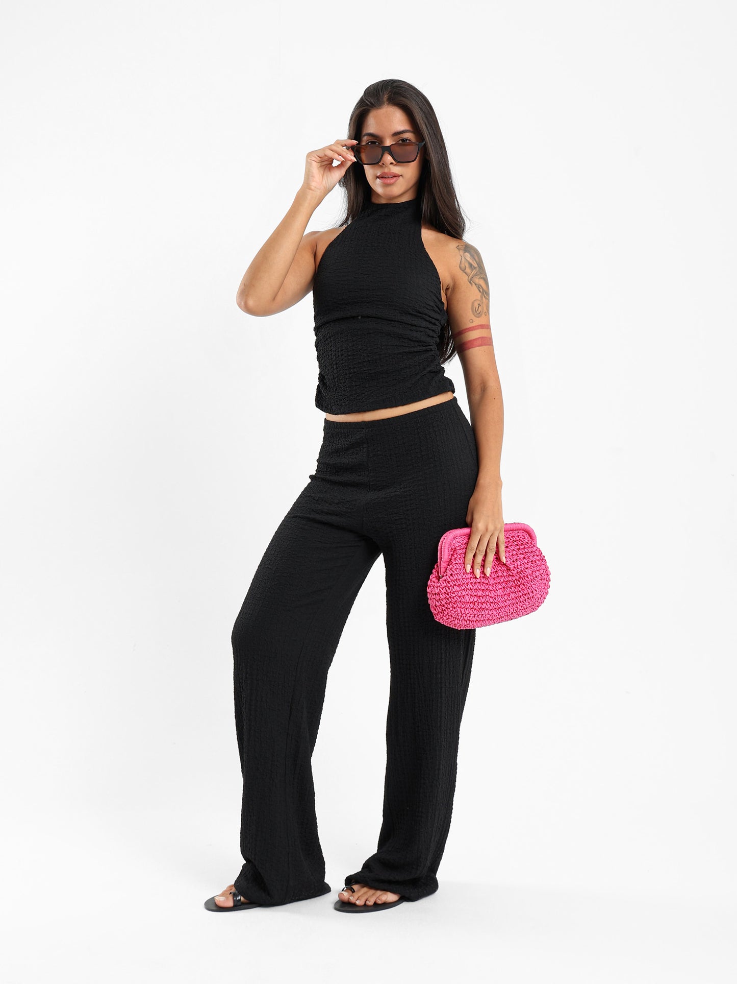 Textured Pants