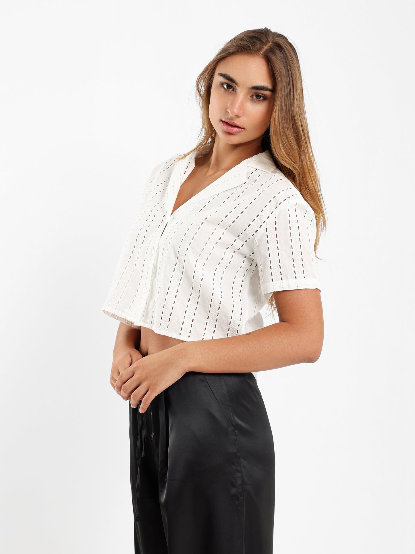 Sangallo Cropped Shirt