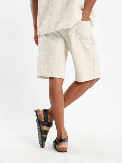 Textured Shorts