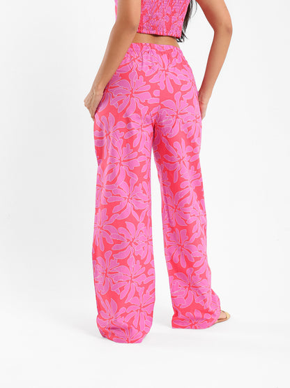 Floral Print Pants