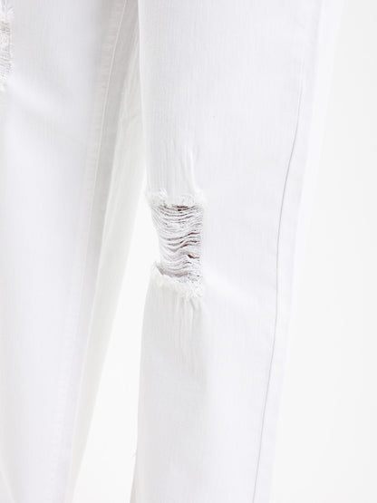 Ripped Wide Leg Jeans