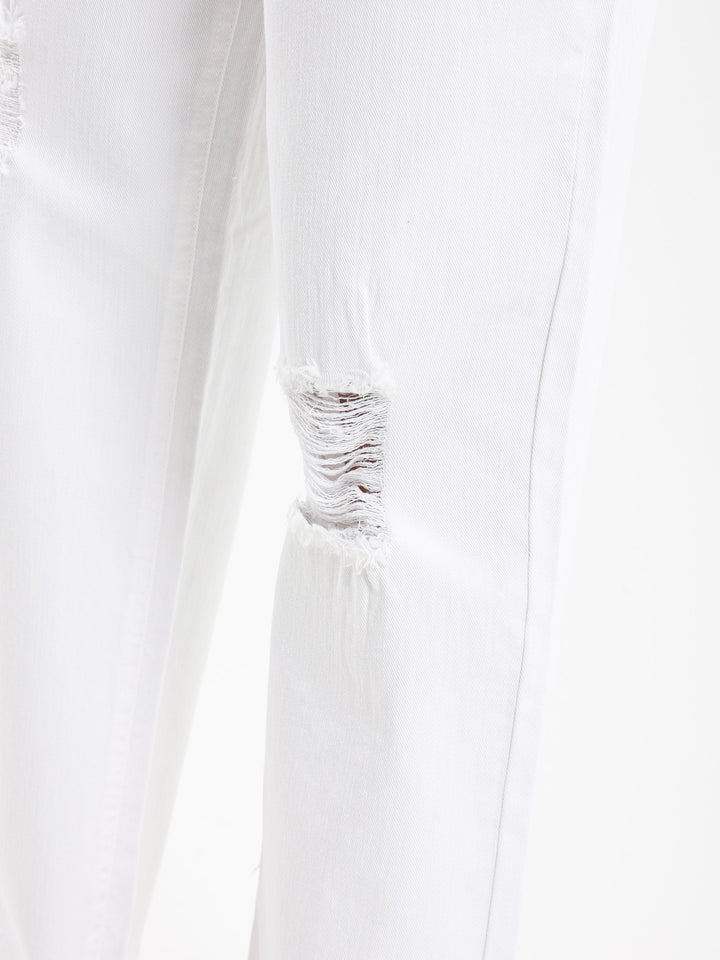 Ripped Wide Leg Jeans