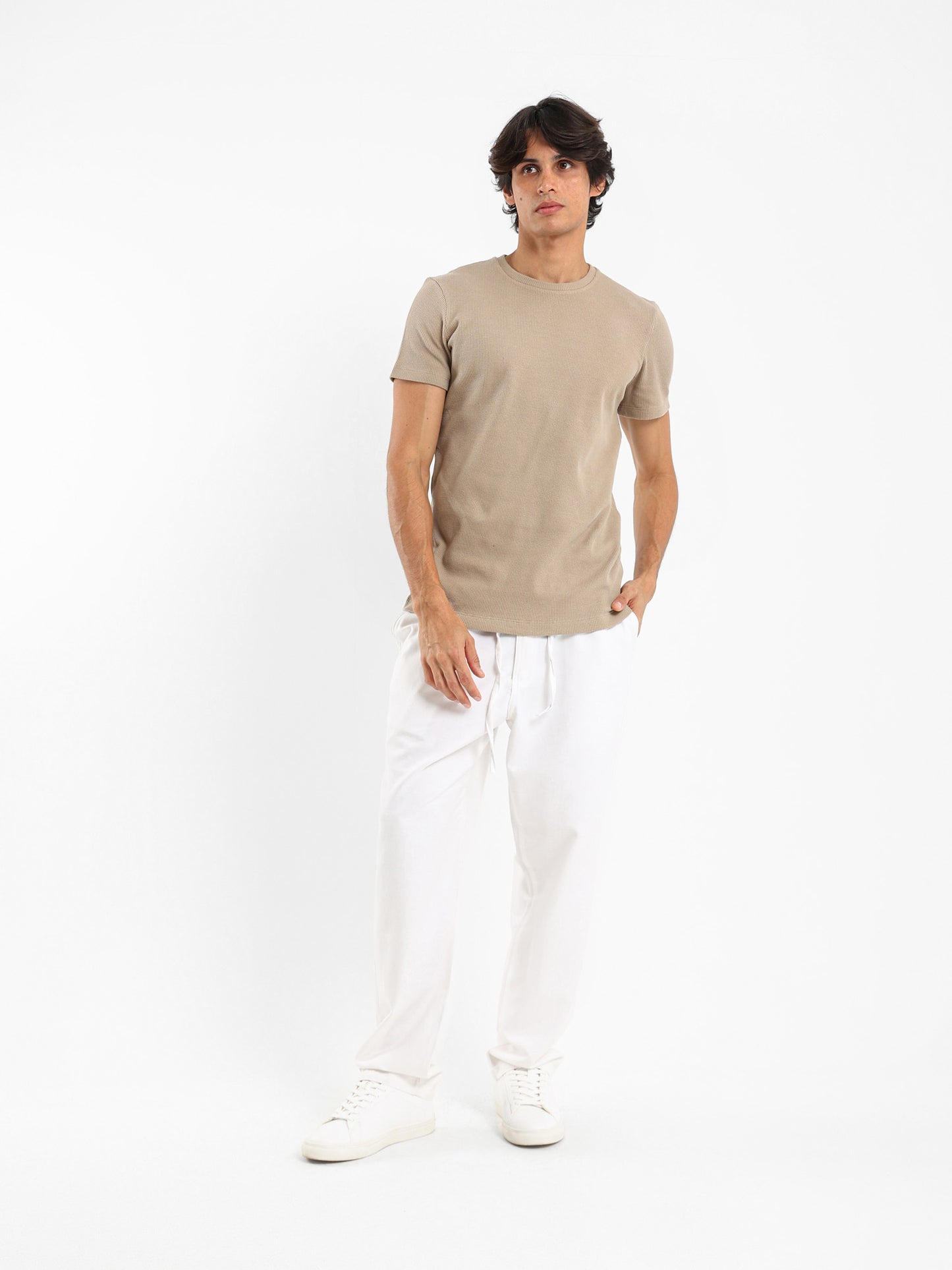 Muscle Fit Textured T-Shirt