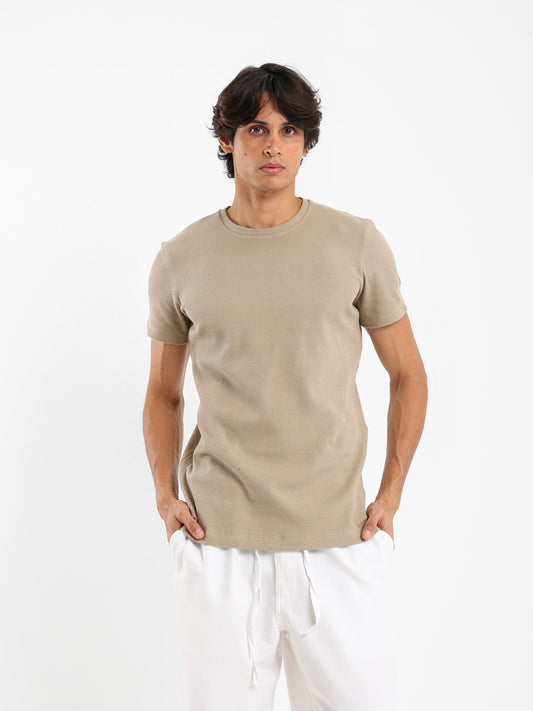 Muscle Fit Textured T-Shirt