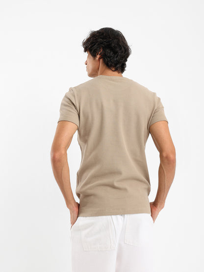 Muscle Fit Textured T-Shirt