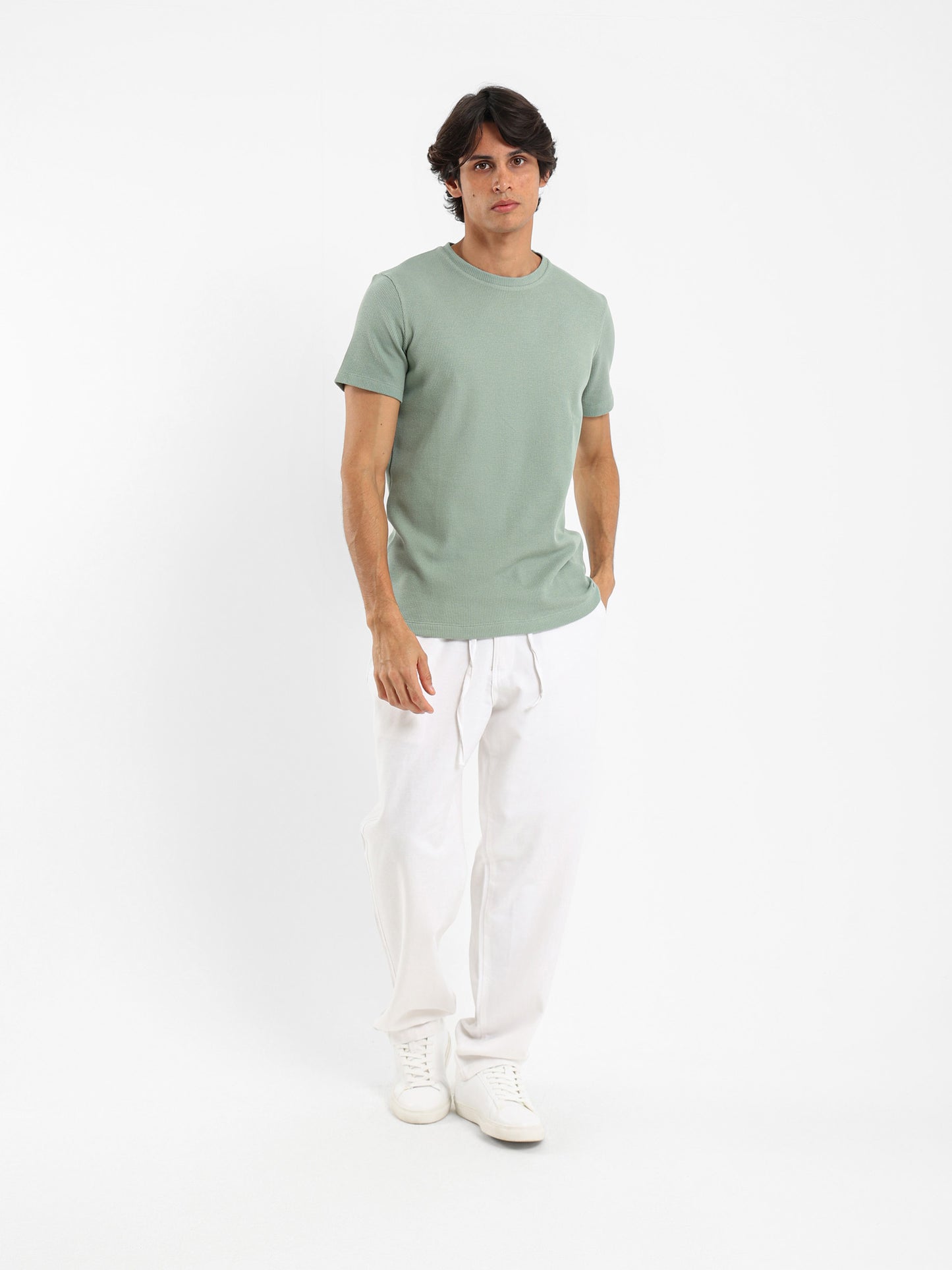 Muscle Fit Textured T-Shirt
