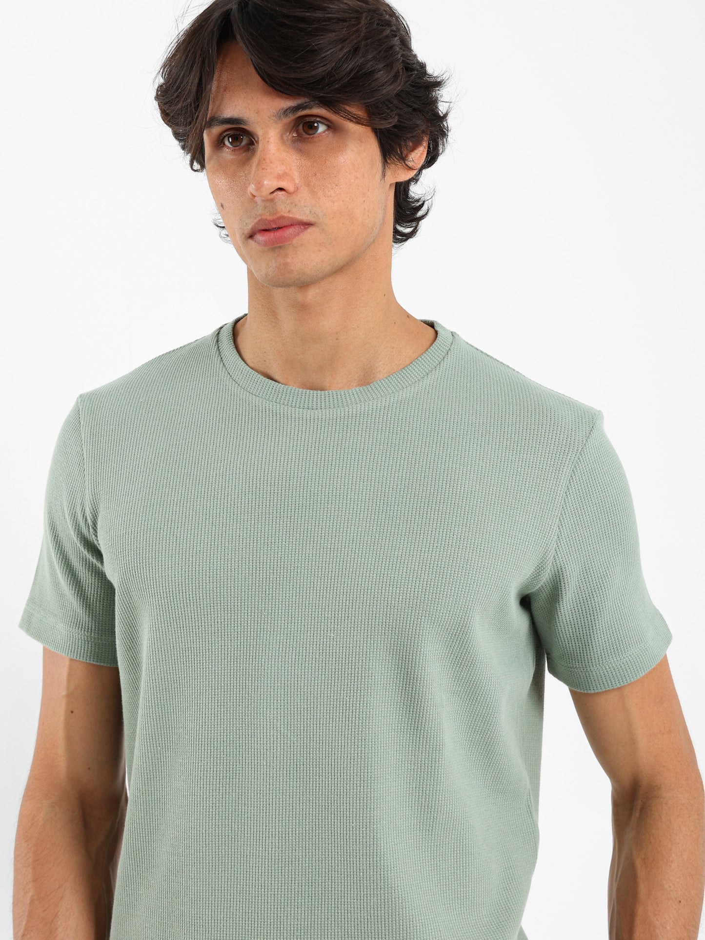 Muscle Fit Textured T-Shirt