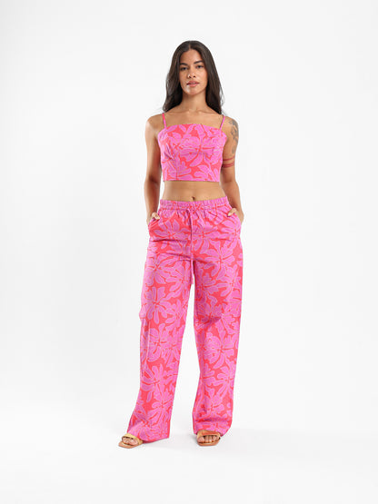 Floral Print Pants