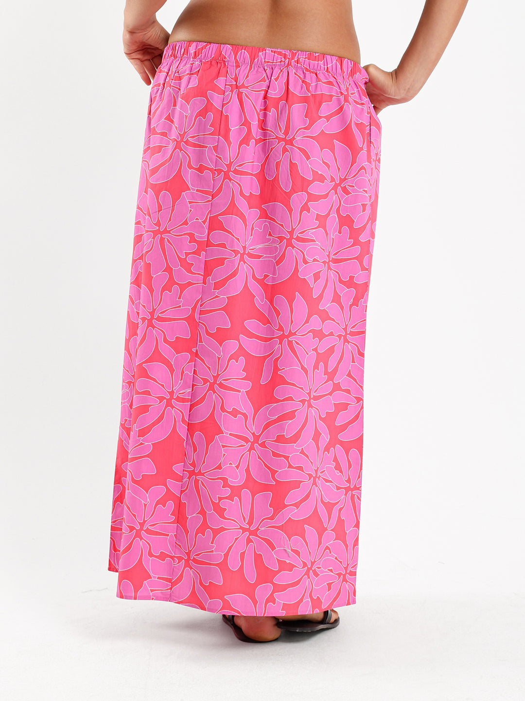 All-Over Print Maxi Skirt