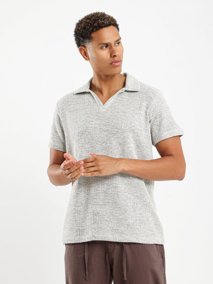 Textured Polo Shirt