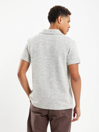 Textured Polo Shirt
