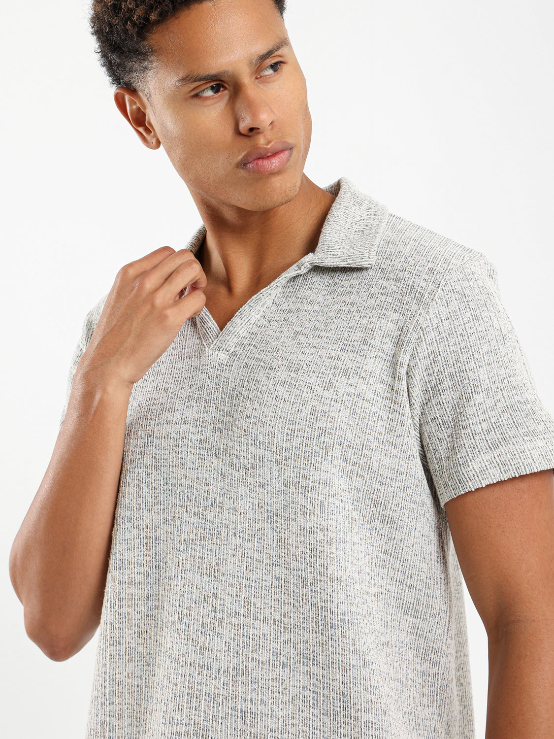 Textured Polo Shirt