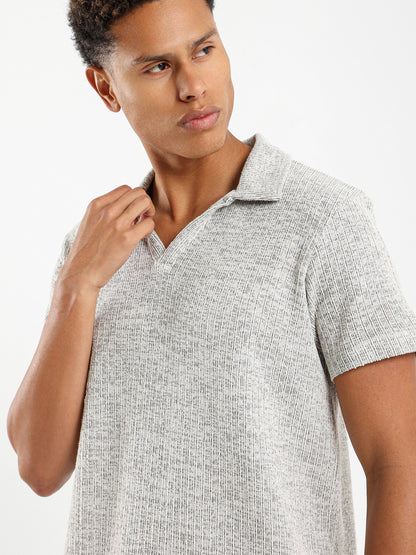 Textured Polo Shirt