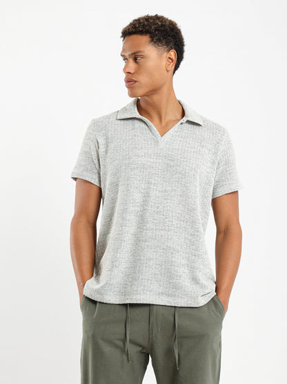 Textured Polo Shirt