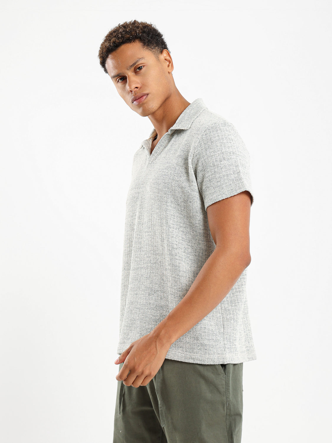 Textured Polo Shirt