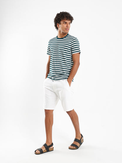 Crew Neck Striped T-Shirt