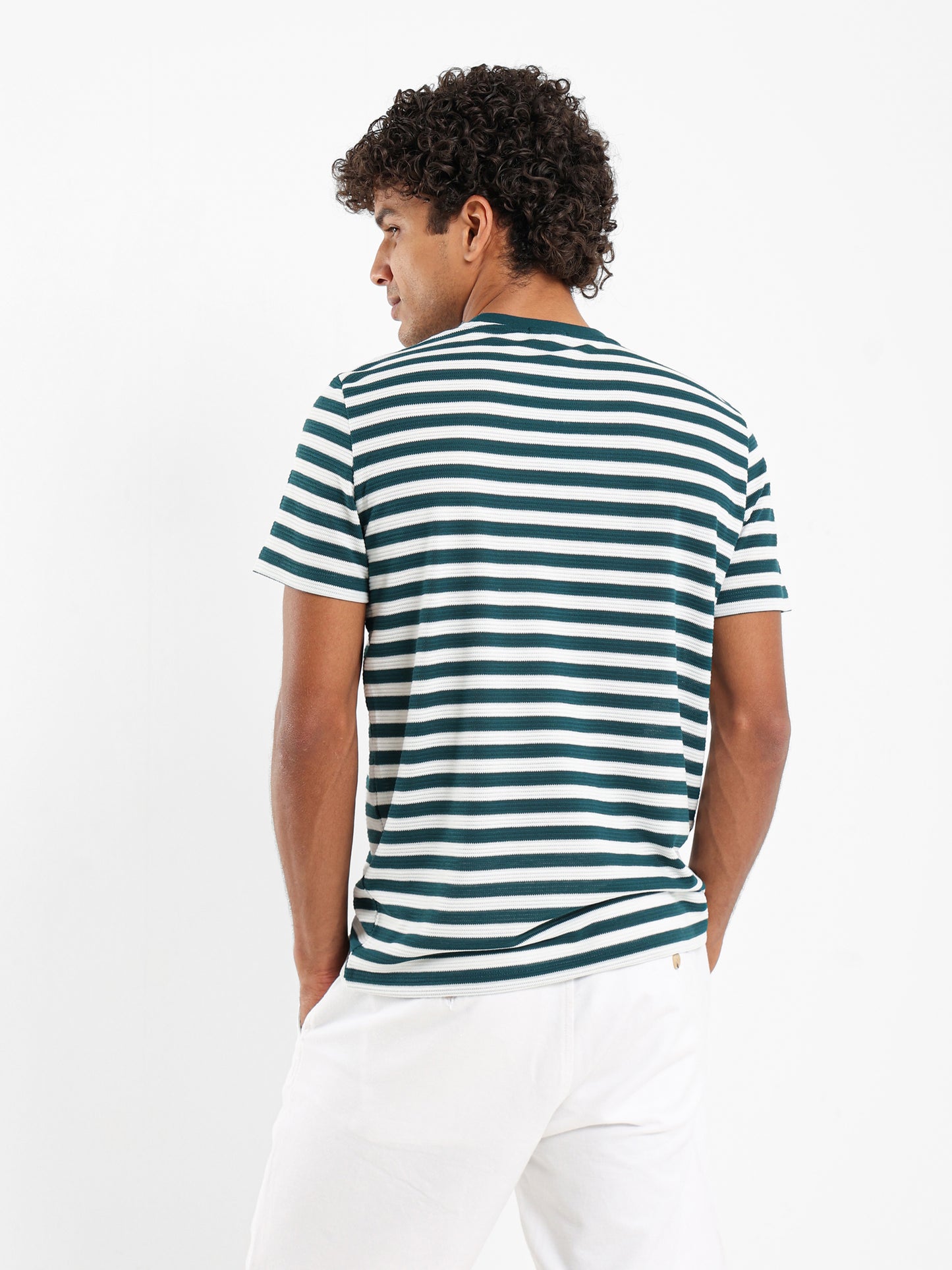 Crew Neck Striped T-Shirt