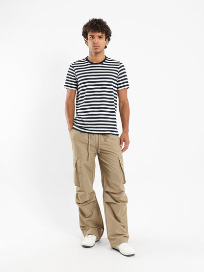 Crew Neck Striped T-Shirt