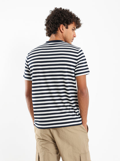 Crew Neck Striped T-Shirt