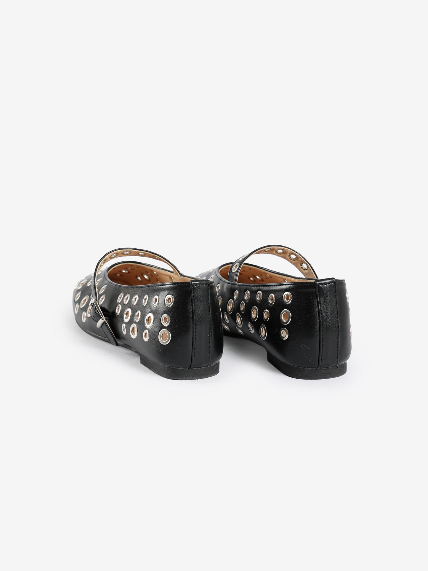 Eyelet-Detail Ballerina