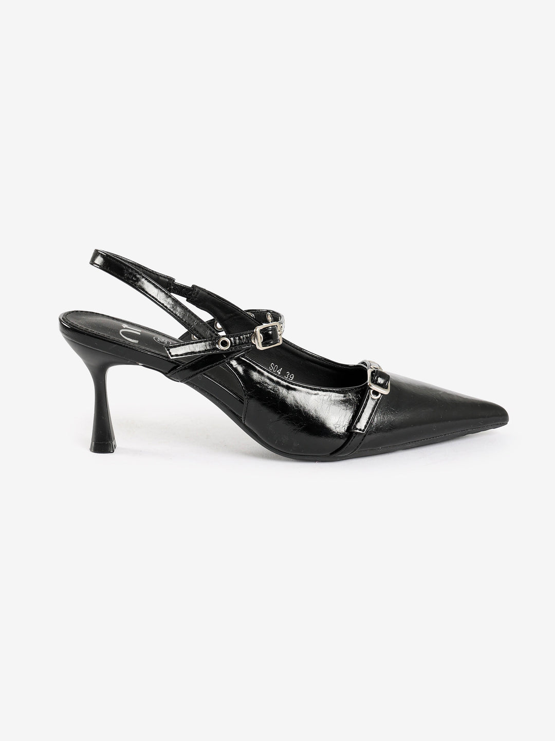 Pointed-Toe Slingback Heels