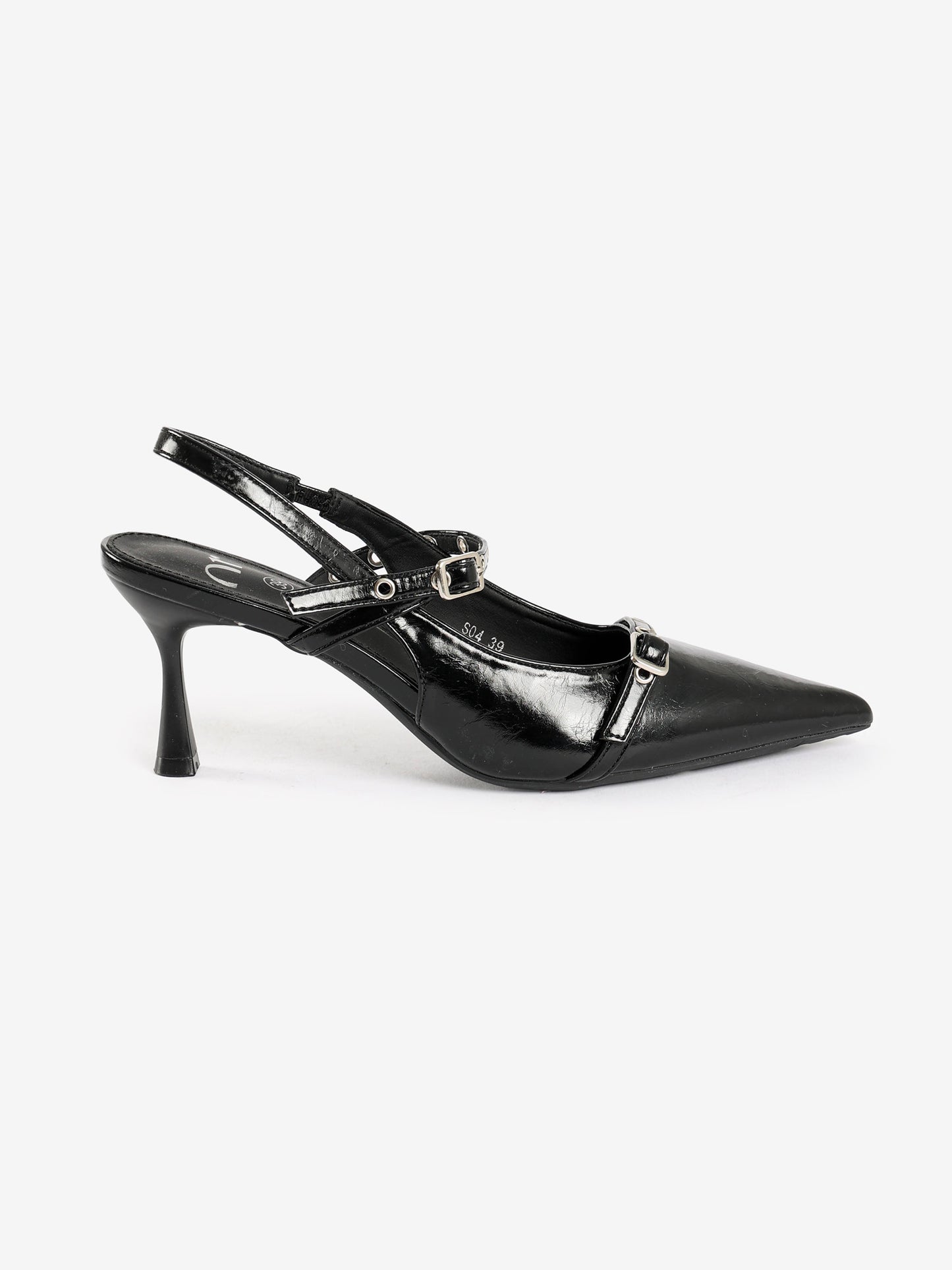 Pointed-Toe Slingback Heels