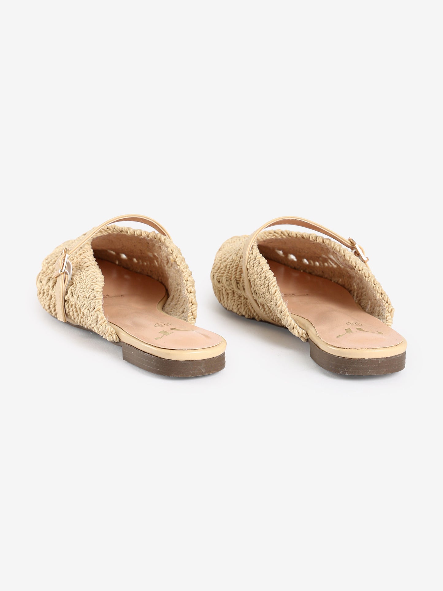 Crochet Pointed-Toe Mules