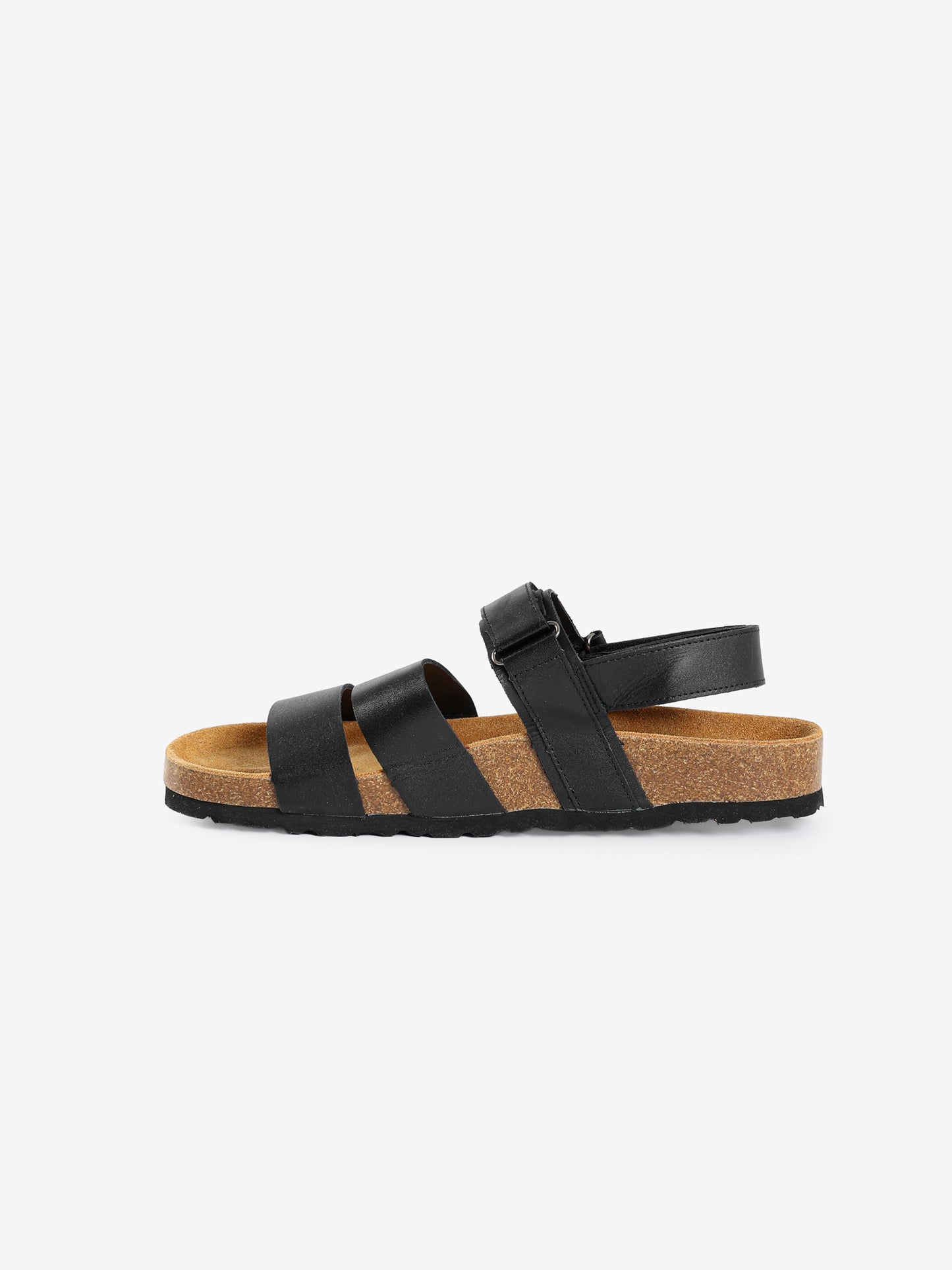 Triple Strap Cork Sole Sandals