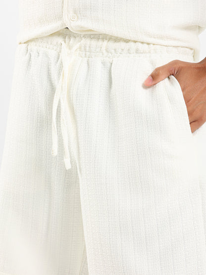 Textured Relaxed Fit Shorts