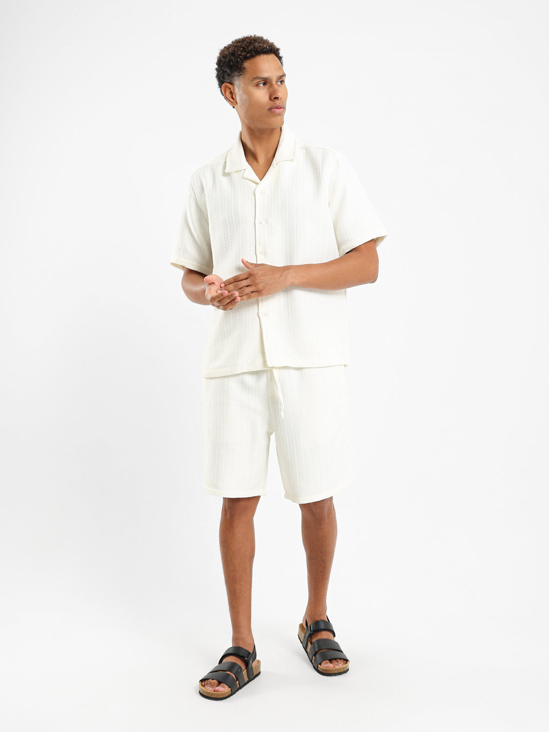 Textured Short Sleeve Shirt