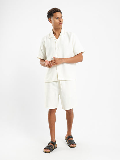Textured Short Sleeve Shirt